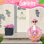 Hawaiian Porch Goose Outfits, 23 Inch Bikini Porch Goose Summer Outfit, Goose Clothes For Cement Goose Outdoor Garden Yard Decor