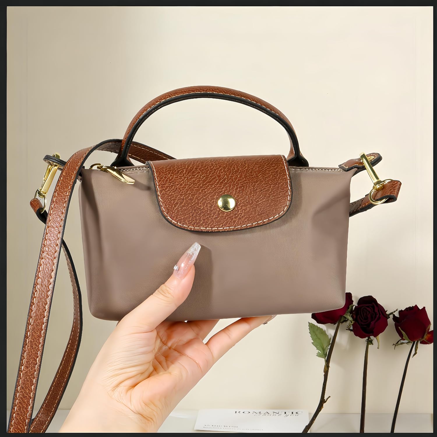 Fashion Mini Crossbody Sling Bag For Women, Large Capacity Purse Adjustable Strap Daily Commute Casual Outings