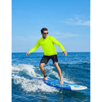 Pinspark Men'S Upf 50+ Sun Shirts Long Sleeve Fishing Hoodie, Uv Protection Rash Guard For Outdoor Hiking Running Swim Shirt