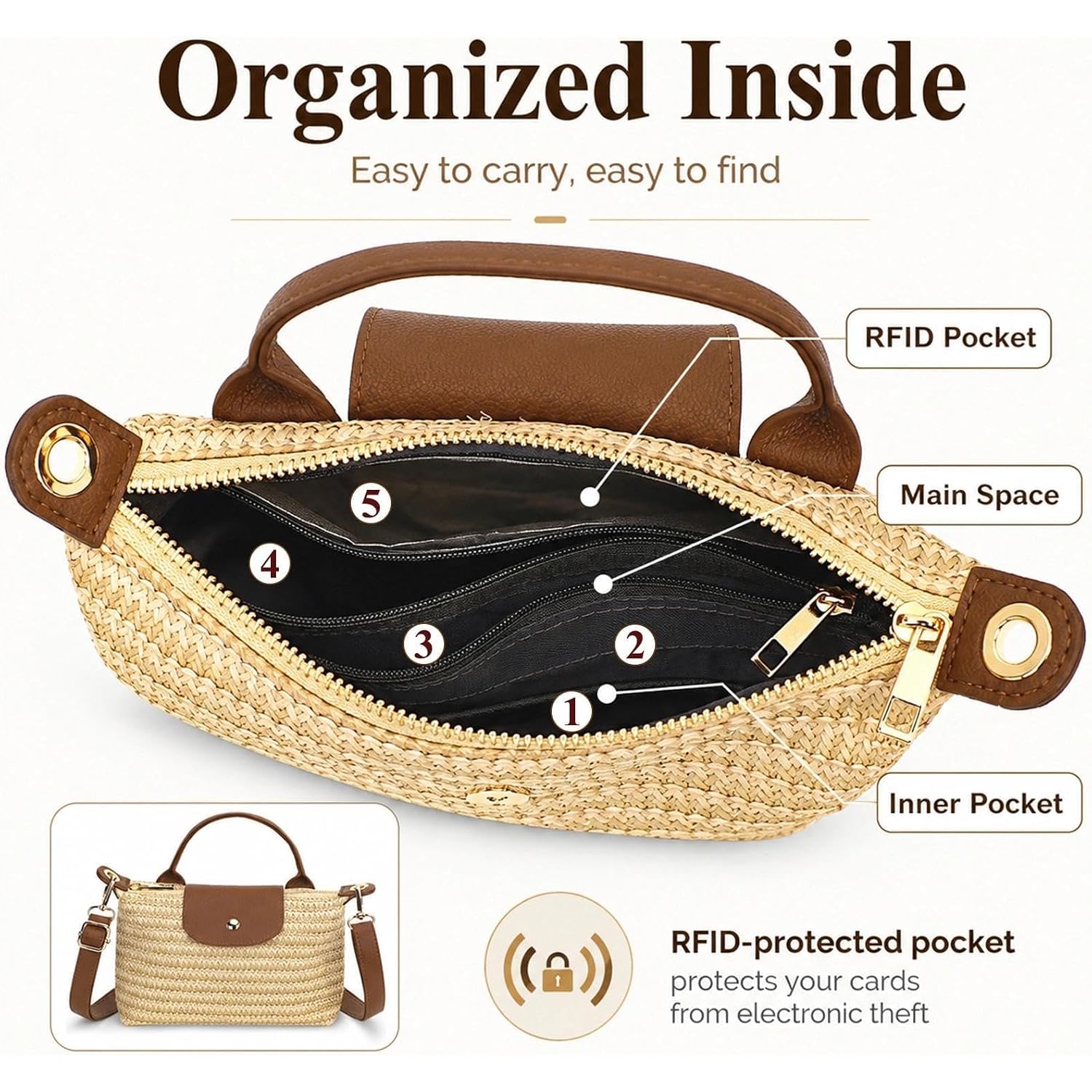 Woven Crossbody Bag, Small Black Weave Mini Tote Bag, Designer Crossbody Bags For Women
