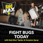 Raid Max Spider And Scorpion Killer, Kills Spiders, Scorpions, Roaches, Ants, Waterbugs, Earwigs, 12 Oz