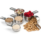Hudson Essentials Stainless Steel Measuring Cups Set (6 Piece Set)