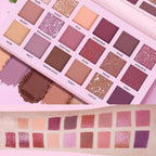 Ucanbe Professional 18 Colors Aromas Nude Eyeshadow Palette Long Lasting Multi Reflective Shimmer Matte Glitter Pressed Pearls Eye Shadow Makeup Pallet Kit