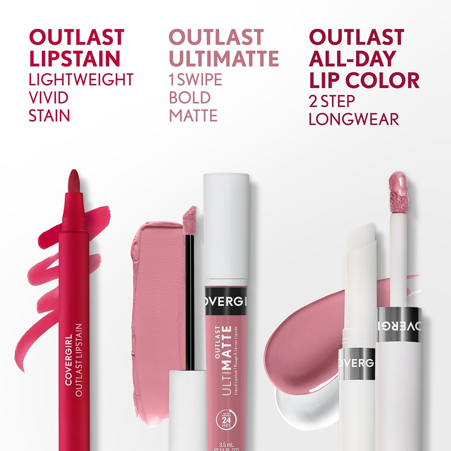 COVERGIRL Outlast Lipcolor Mauve Muse 585 0.06 Fl Oz