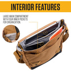 Carhartt Crossbody Snap Bag, Durable, Adjustable Crossbody Bag with Flap Over Snap Closure