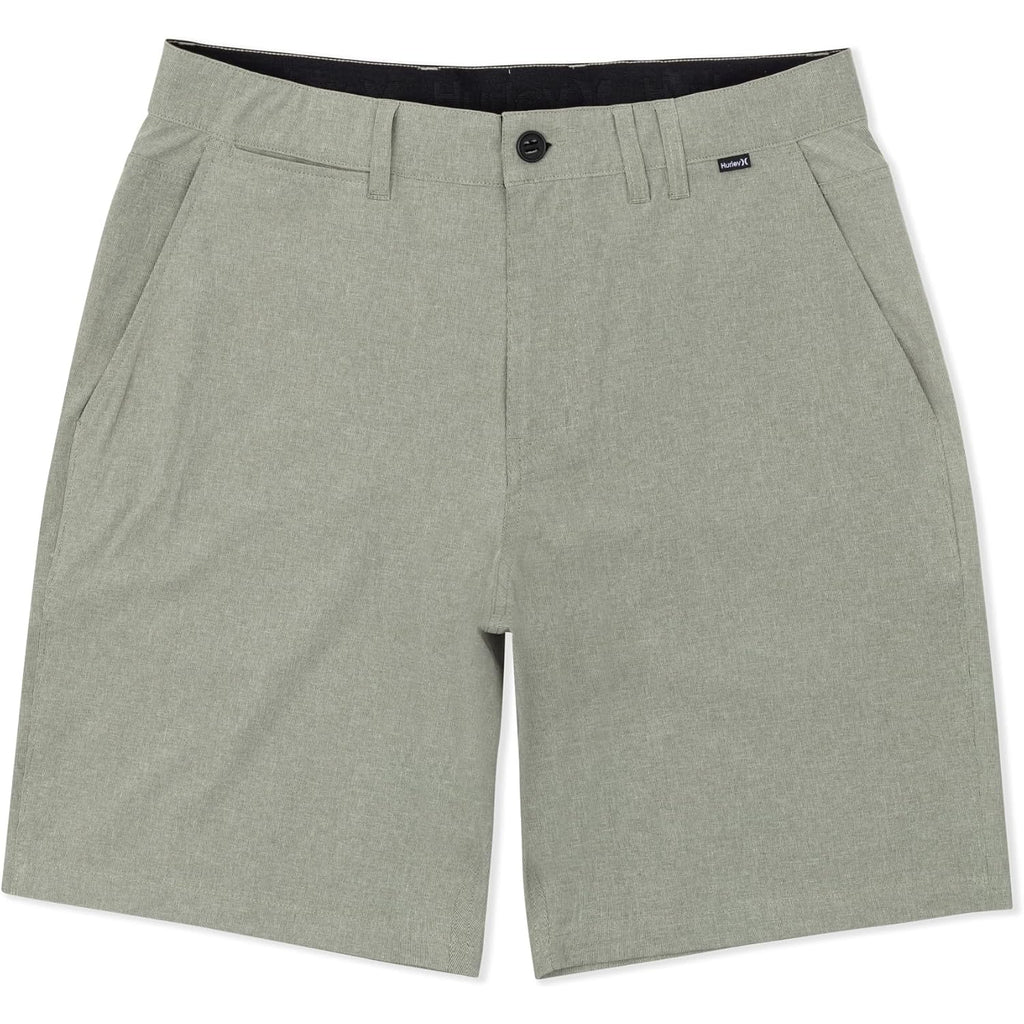 Hurley Men'S Phantom 4-Way Stretch Microcheck Hybrid Walk Shorts, 9" Inseam 20" Outseam, Quick Dry, Button Closure