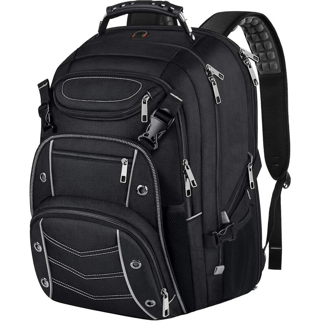 Extra Large Laptop Backpack, 22" X 17" X 10", 60L Capacity, Multi-Compartment Protection, Fits 15.6-19" Laptops, Tsa Approved, Rfid Anti-Theft, Sport Travel Backpack