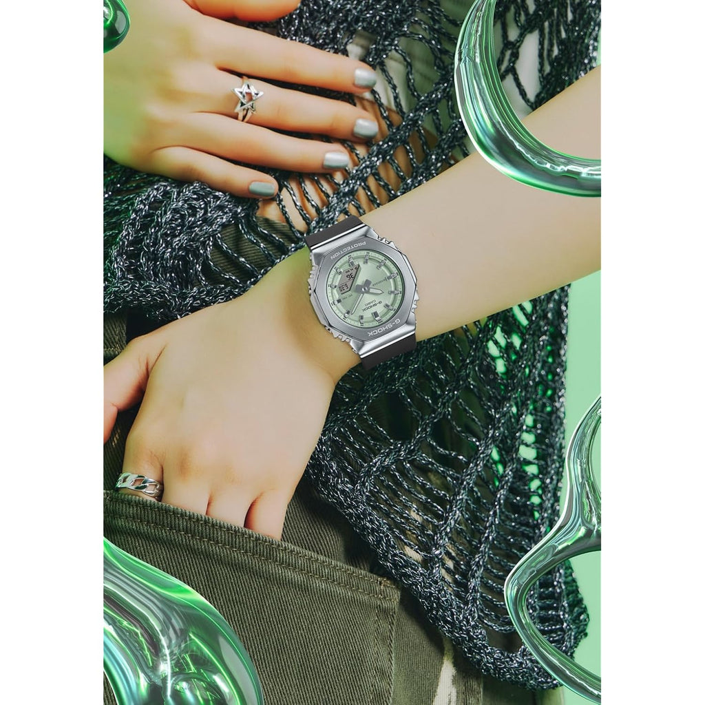 Casio Gm-S2110 Wristwatch, Metal Cover, Biomass Plastic