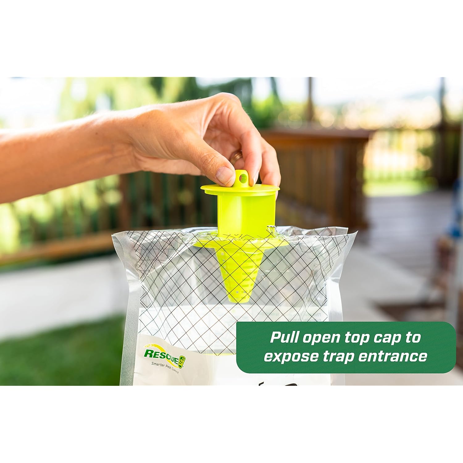 Rescue! Big Bag Fly Trap – Disposable, Outdoor Use - 2 Traps