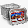 30 Pack Aluminum Foil Pans, 9X13 Disposable Baking Pans, Heavy Duty Food Containers For Baking, Cooking, Roasting, Meal Prep, Parties, Bbq & Catering