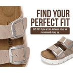 Project Cloud 100% Genuine Leather Platform Sandals Women Footwear - Wedge Chunky Slides For Women 2026 With Memory Foam Insole & Cork Footbed Womens Sandals (Greecechunky)
