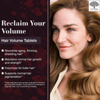 New Nordic Hair Volume Daily Biotin Support Supplement | 90 Tablets | Daily Hair Supplement Tablets Made With Biotin And Annurka Apple Extract For Simple Incorporation Into Your Daily Routine