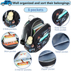Toddler Backpack For Boys Girls 2-4, 12" H Kids Backpacks For Kindergarten Preschool, Small Bookbag For Daycare Travel (Black, 12''- Not Fit A4 Folder)
