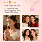 GINAZL Colorful Cross Necklace for Women Girls, Valentines Day | Birthday | First Communion | Christmas Gift | Easter Gifts