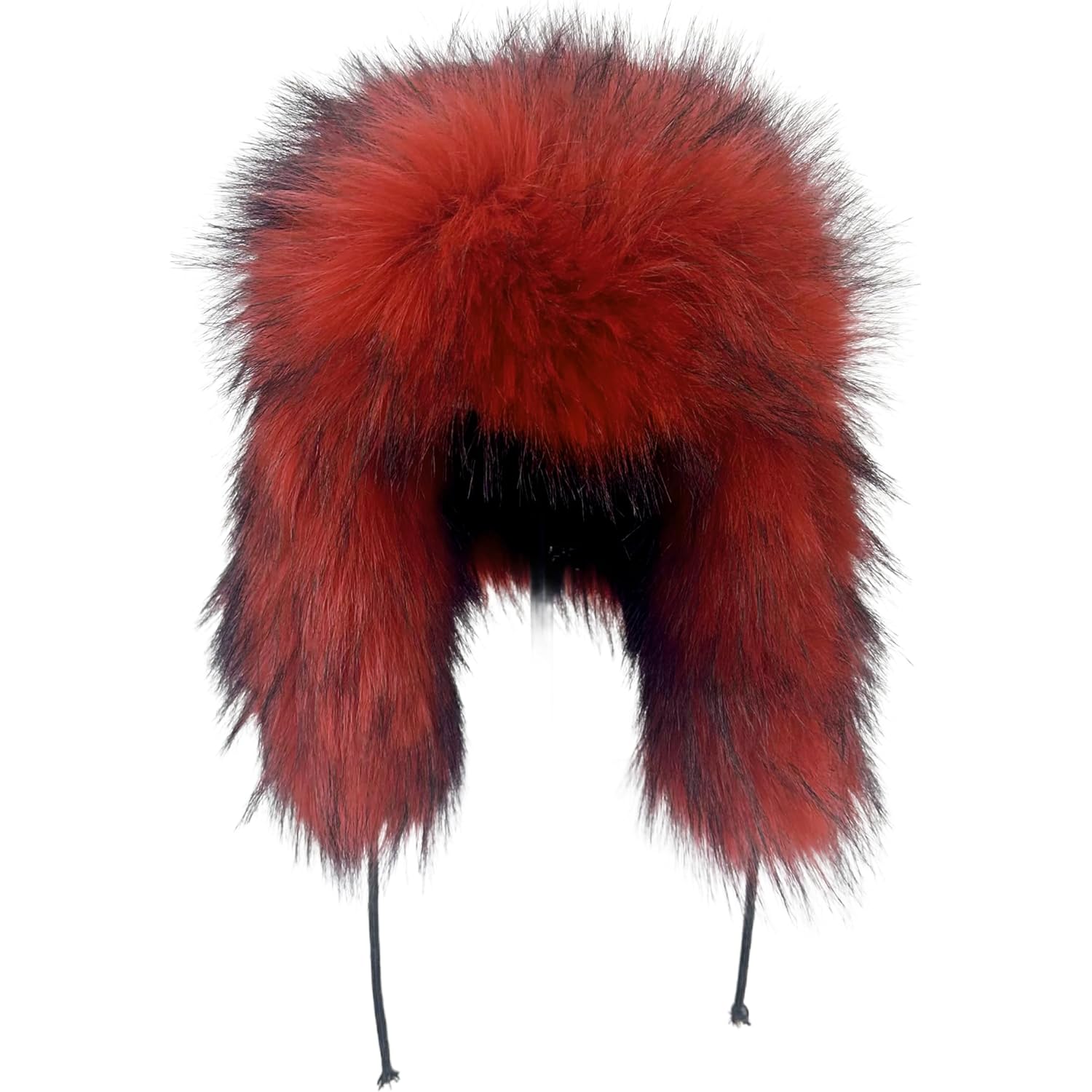 Y2K Faux Fur Russian Hat, Soft, Warm Winter Trapper Hat with Earmuffs for Men and Women