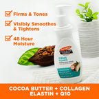 Palmer'S Cocoa Butter Formula Skin Firming Body Lotion, Toning & Tightening Cream With Q10, Collagen & Elastin, Pump Bottle, 13.5 Oz.