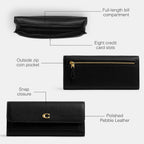 Coach, Women'S, Mila Long Flap Wallet