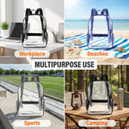 Bulk Pack Clear Backpack Transparent Backpack-1/3/24/48 Set