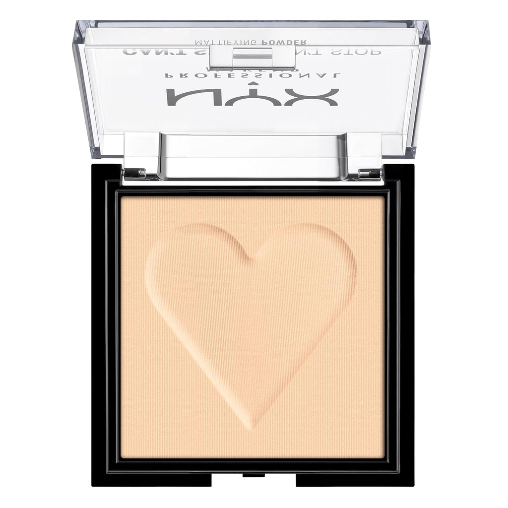 Nyx Professional Makeup Can'T Stop Won'T Stop Mattifying Pressed Powder - Light