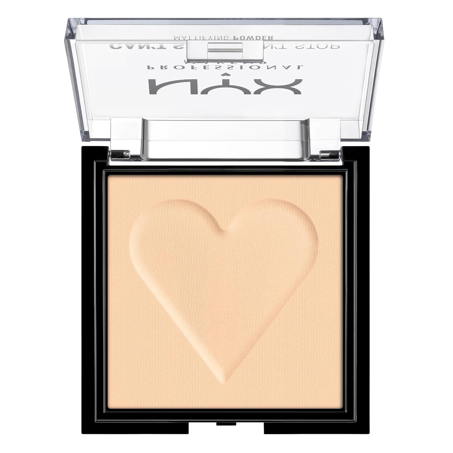 Nyx Professional Makeup Can'T Stop Won'T Stop Mattifying Pressed Powder - Light