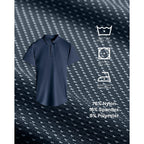 Bylt Basics - Active Drop-Cut Polo Shirt For Men - Moisture-Wicking, 4-Way Stretch Performance Fabric, Short Sleeve Polo