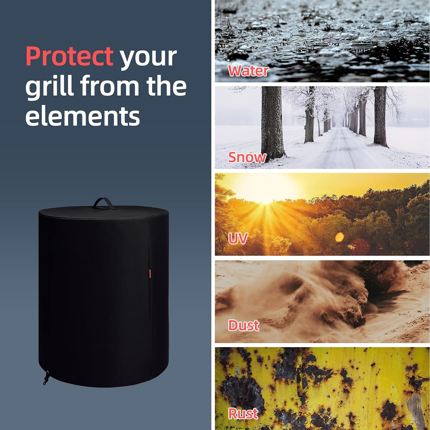 Fire Pit Cover For Ninja Fireside 360 Outdoor Heater & Firepit, Cover Only