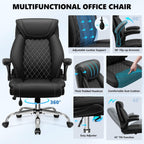 Executive Office Chair, Big And Tall Ergonomic Computer Desk Chair Black