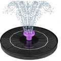 3.5W Solar Bird Bath Fountain Pump, Solar Powered Water Pump, Outdoor Water Fountain With 8-In-1 Nozzles, 4 Fixed Pipes For Hummingbirds, Garden, Pool, Pond