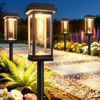 Solar Pathway Lights Outdoor, 8 Pack Upgraded Solar Garden Lights Solar Powered, Solar Lights Outdoor Waterproof Ip65, 15 Hours Outdoor Solar Lights For Yard Patio Landscape Walkway Driveway Decor
