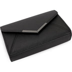 Dexmay Women Envelope Clutch Faux Saffiano Leather Evening Handbag Foldover Clutch Bag Formal Dressy Purse