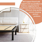 Imperius Foldable Box Spring, Bunkie Board, Bed Support Slats, Bed Boards For Under, Full 60 X 48 In