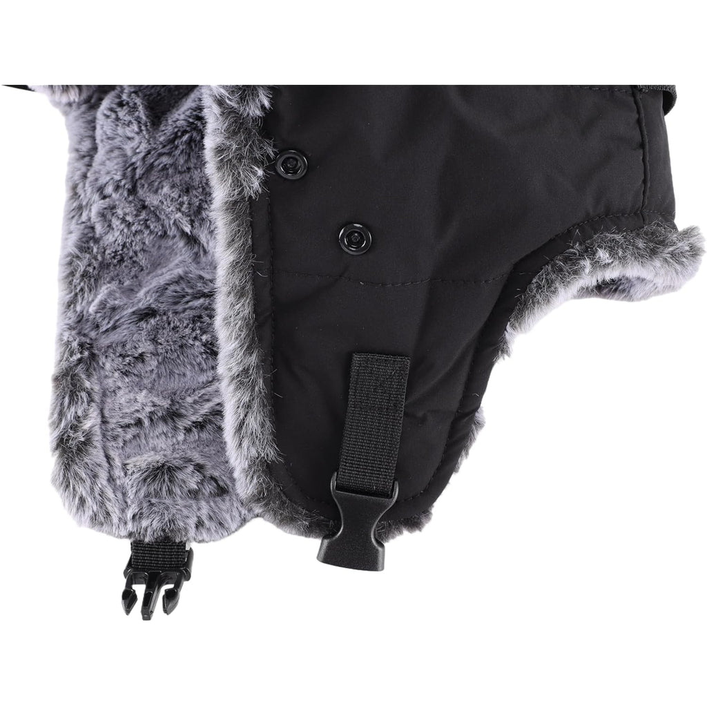Connectyle Trapper Hat for Men Women Faux Fur Winter Hat with Ear Flaps Water-Resistant Hunting Hats Ushanka Skiing Cap
