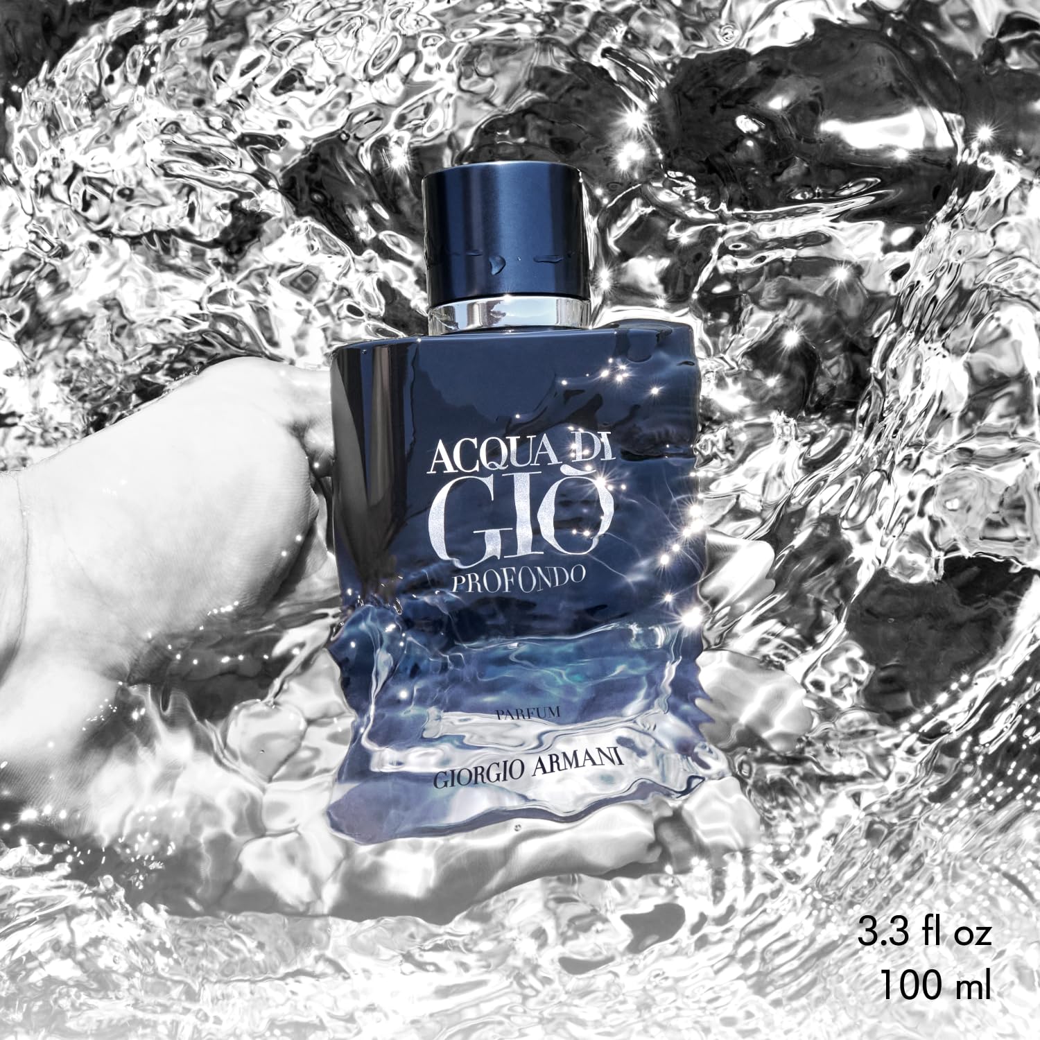 Armani Beauty – Acqua Di Giò Profondo – Parfum – Cologne For Men – Fougère Aromatic & Ambery Men’S Fragrance – Bergamot, Everlasting Essence, Cistus & Patchouli Notes