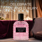A CENTER 4PCS Perfume Set for Women - Floral Fragrance Gift Set with Vanilla,Sweet Fruity, Eau De Parfume| 3.4 Fl Oz Each Women's Cologne(Valentine Milano/Rose/Green,Valuable)