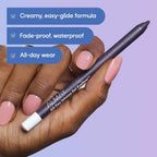 Almay All-Day Intense Gel Eyeliner Bold Longwear Eye Makeup, Hypoallergenic, 110 Rich Black, 0.045 Oz