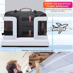 Witzman Travel Backpack For Men 40L Large Carry-On Airline Approved | Canvas 3 In 1 Duffle Luggage Bag Fits 16“ Laptop, Shoe Compartment, For Weekend Getaway, Overnight Trip