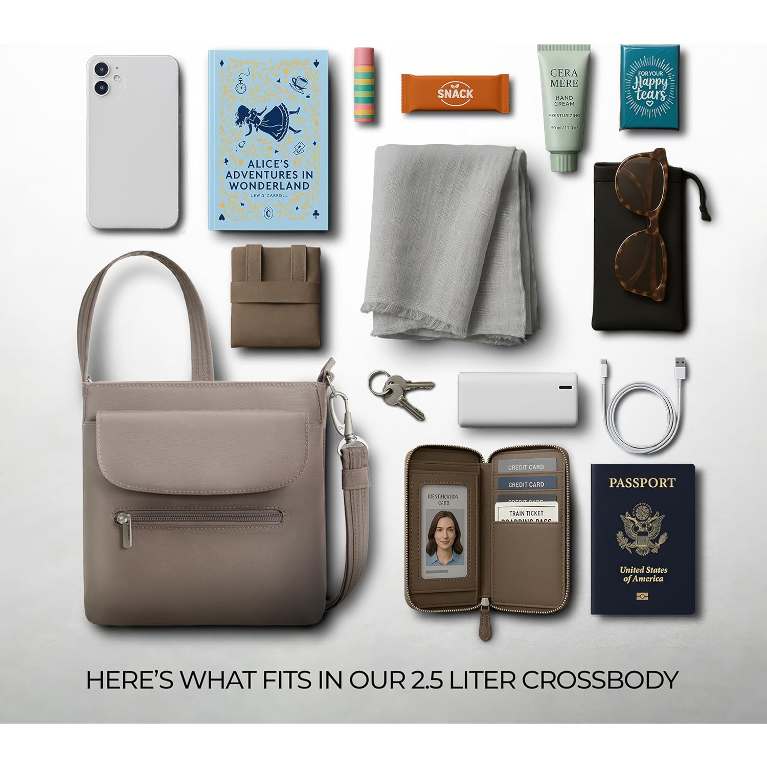 Travelon Anti-Theft Classic Mini Shoulder Bag