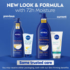 Nivea Nourishing Hydration Skin Firming Body Lotion (16.9 Fl Oz) + Skin Firming & Toning Body Gel Cream With Hyaluronic Acid (6.7 Oz), Enriched With Q10 And Vitamin C