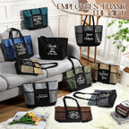 Talltalk 20 Pcs Employee Appreciation Gifts Thank You Tote Bag Bulk for Mother's Day Women Teacher Nurses Gifts (Neutral)