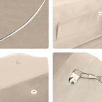 Clutch Purses For Women Evening Bag Faux Suede Formal Party Wedding Cocktail Prom