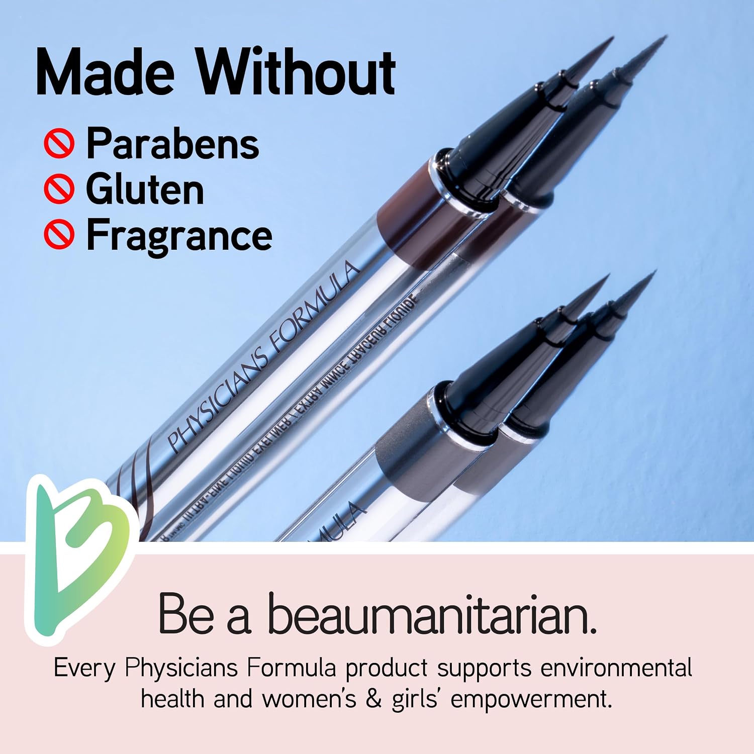Physicians Formula Eye Booster, Lash-Enhancing 2-In-1 Eyeliner Serum, Dermatologist Approved, Hypoallergenic, Cruelty-Free & Vegan - Ultra Black