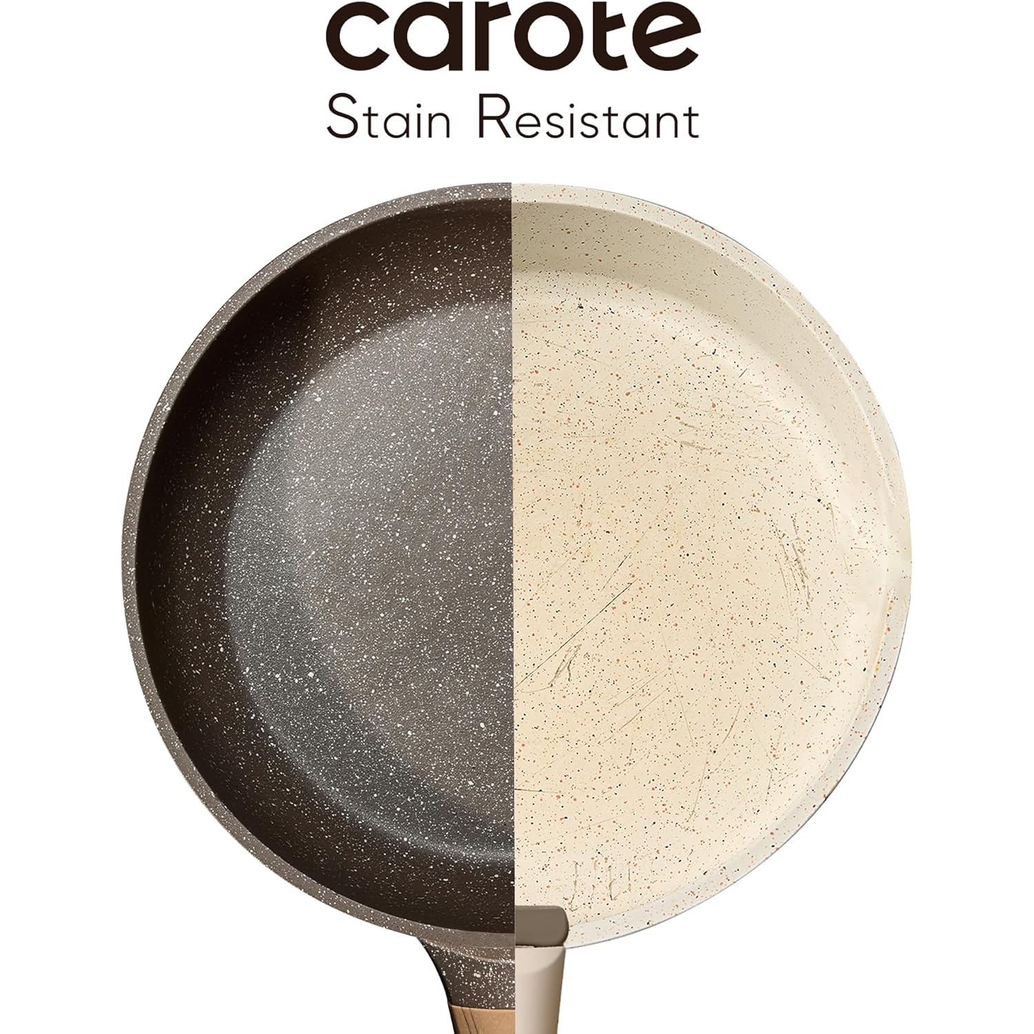 CAROTE 26PCS Pots and Pans Set Non Stick, Cookware Set Pots and Pans Induction Cook Ware, Nonstick Kitchen Cooking, PFOA Free