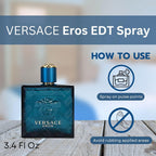 Versace Eros Fragrance Set, 2 Count