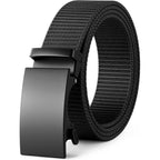 Jasgood Men'S Adjustable Nylon Ratchet Belt – Slide Buckle, Nylon Web Belt For Golf Work Casual