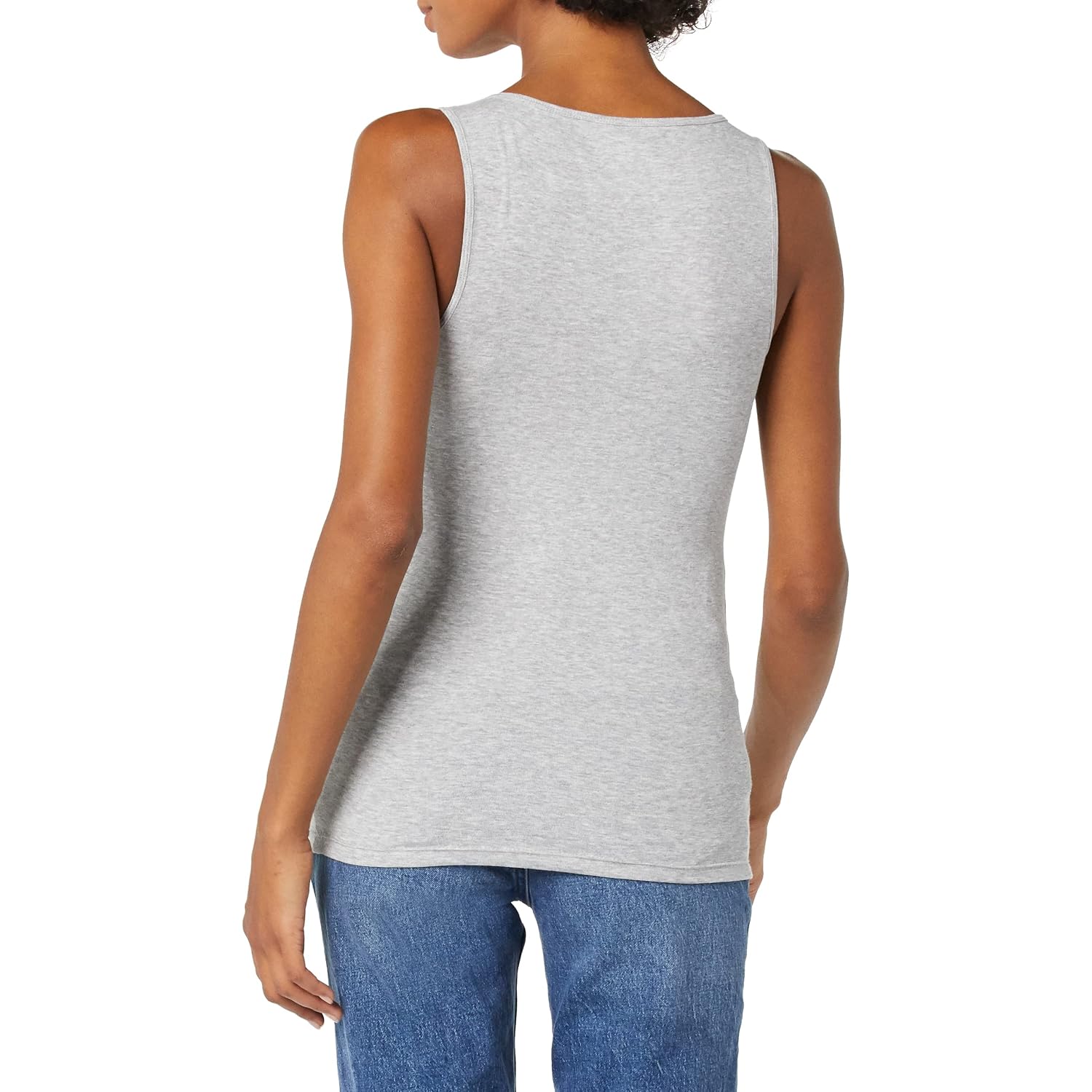 Amazon Essentials Women'S Slim Fit Square Neck Tank Top