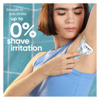 Gillette Venus Extra Smooth Razor for Women, Includes 1 Reusable Razor Handle + 2 Refills, Ergonomic No-Slip Gel Handle and Shower Holder