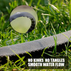 Garden Hose 100Feet, Water Hose With 10 Function Hose Nozzle, Non-Expandable Hose, Tough & Flexible, Lightweight, Crush Resistant Fittings, Kink & Tangle Free, Rust Proof For Watering