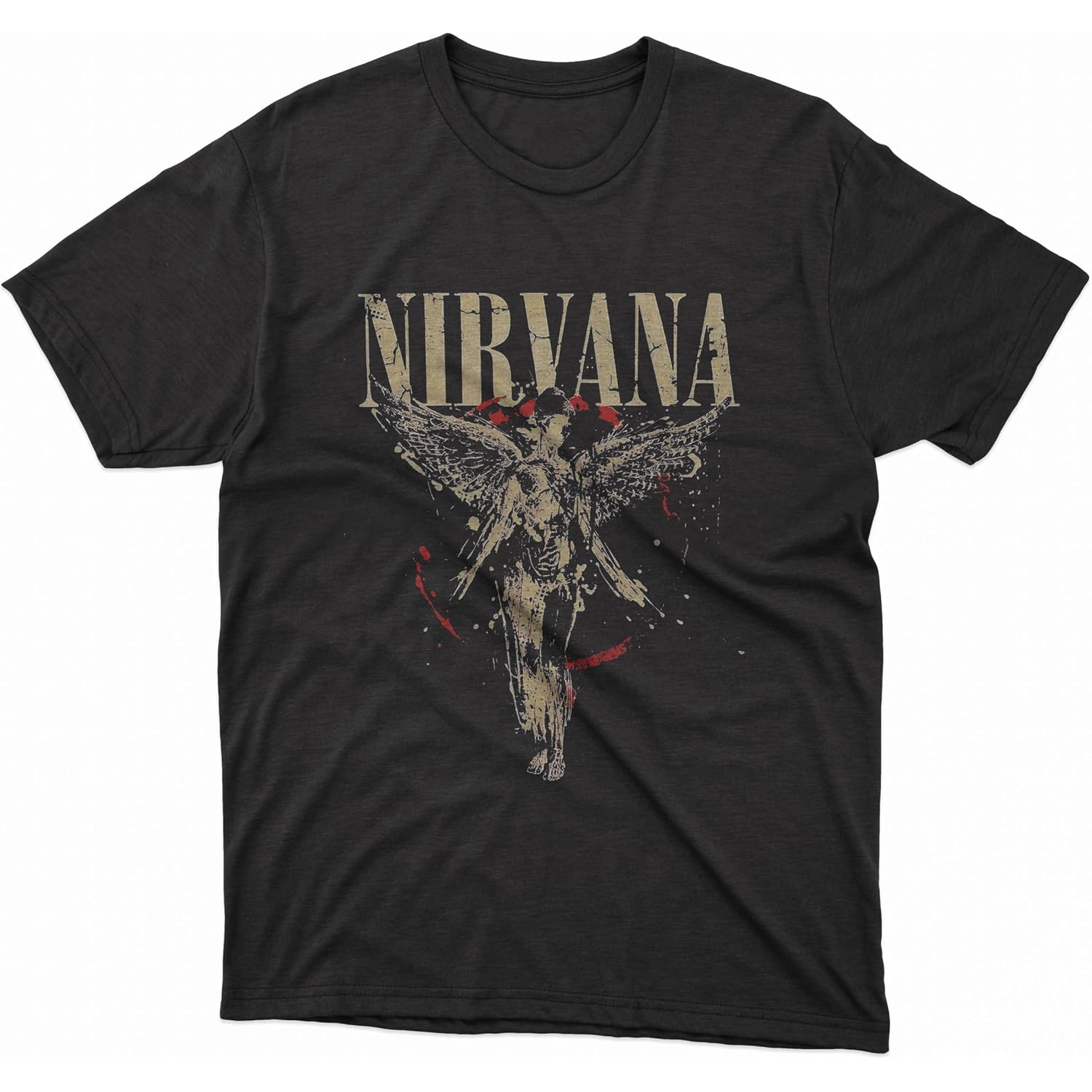 Grayce Nirvana™ In Utero Angel Splatter T-Shirt - By Nirvana™ Splatter (Us, Alpha