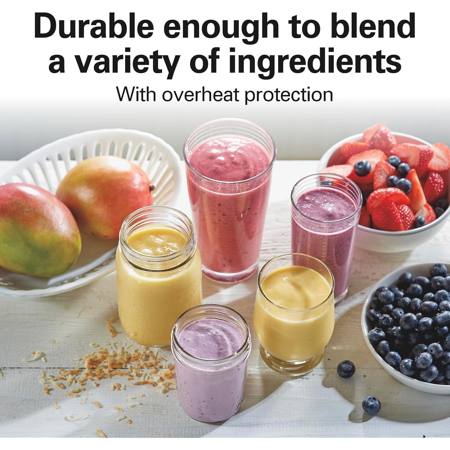Hamilton Beach Portable Blender for Shakes and Smoothies, 14 Oz BPA Free Travel Cup & Lid, Durable Stainless Steel Blades, Personal Smoothie Blender, Raspberry, 51131G