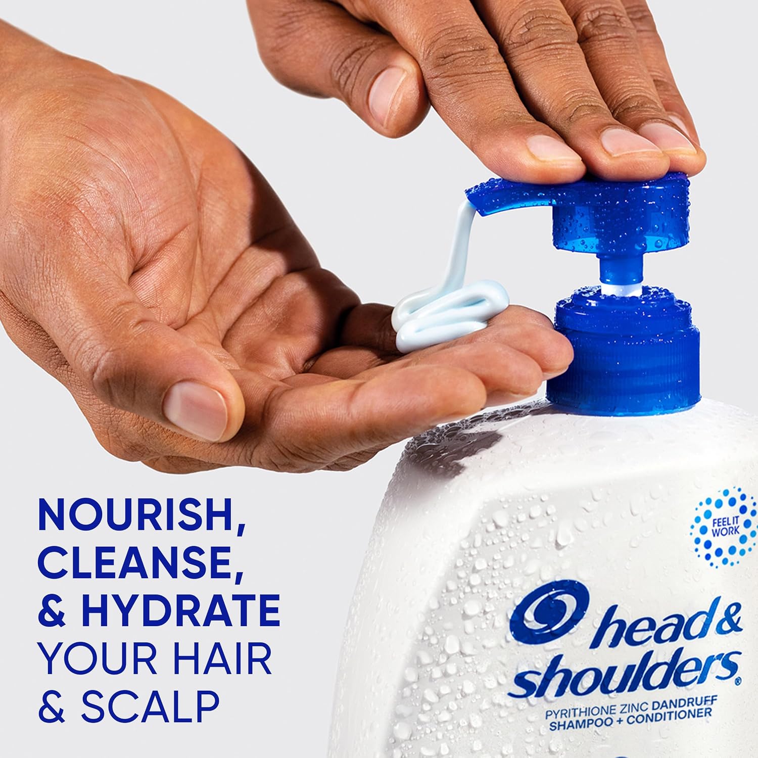 Head & Shoulders Anti-Dandruff Shampoo And Conditioner With 1% Pyrithione Zinc, Tea Tree Oil 2-In-1 Twin Pack, Tea Tree Shampoo With Cooling, Refreshed Scalp, 32.1 Fl Oz Each